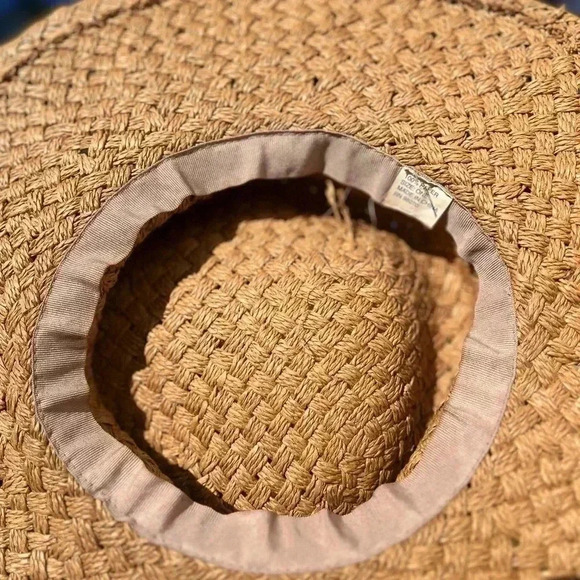 Natural Straw Hat with Seashell Detail – Boho Wide Brim, Summer Beach Hat - Picture 9 of 10